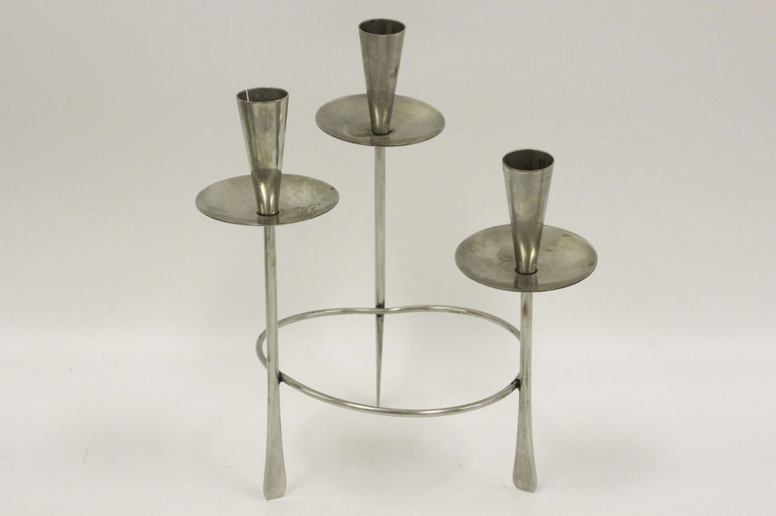 Mid Century Modern Swedish 3 Candle Candelabra (1 of 4)