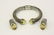 2pc Lot David Yurman Sterling Silver, Gold Jewelry