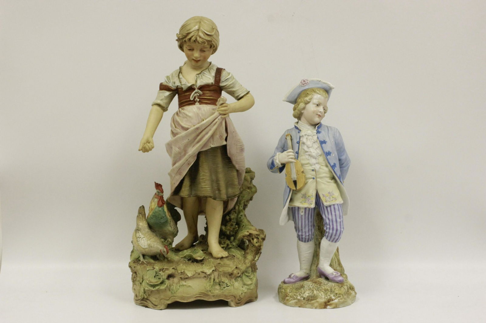 2 Bisque Figures Including 1 Royal Dux (1 of 5)