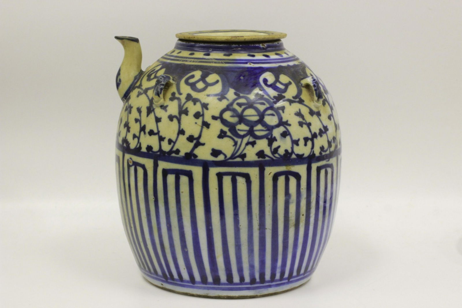 Chinese Old Blue & White Pitcher (1 of 5)