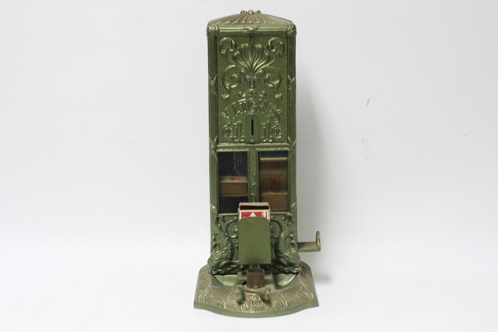 Cast Iron Countertop Display Matchbox Dispenser (1 of 4)