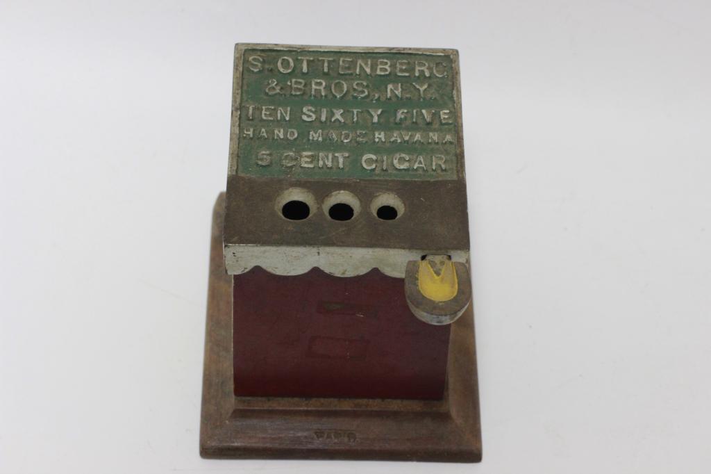 Desk Countertop Push Down Cast Iron Cigar Cutter (1 of 6)