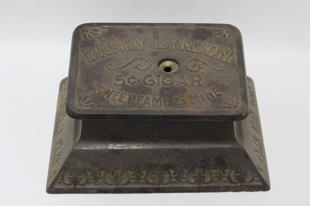 Key Wound Mechanical Clock Work Cigar Cutter (1 of 5)