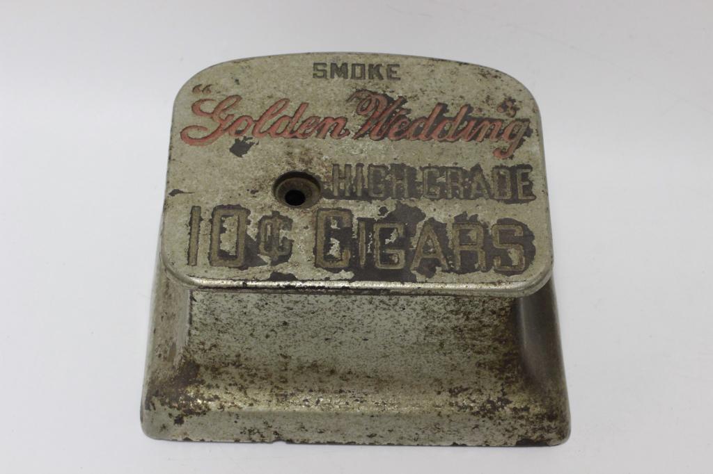 Key Wound Mechanical Clock Work Cigar Cutter (1 of 5)