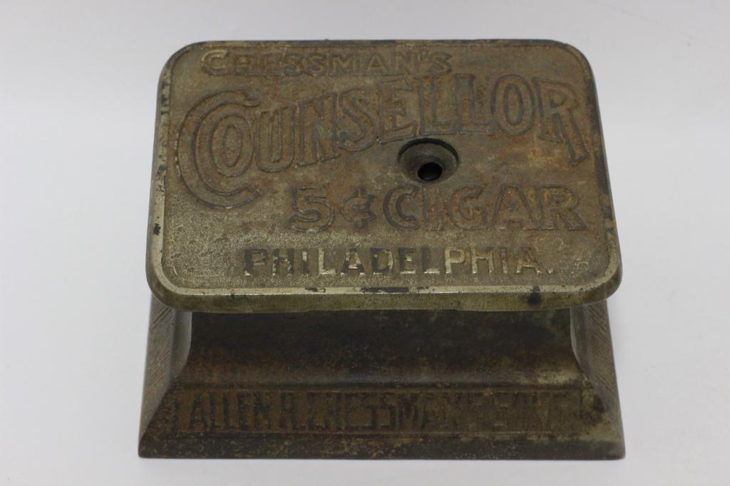 Mechanical Keywound Clock Movement Cigar Cutter (1 of 5)