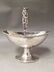 Coin Silver Swing Handled Basket. Tiffany, NY