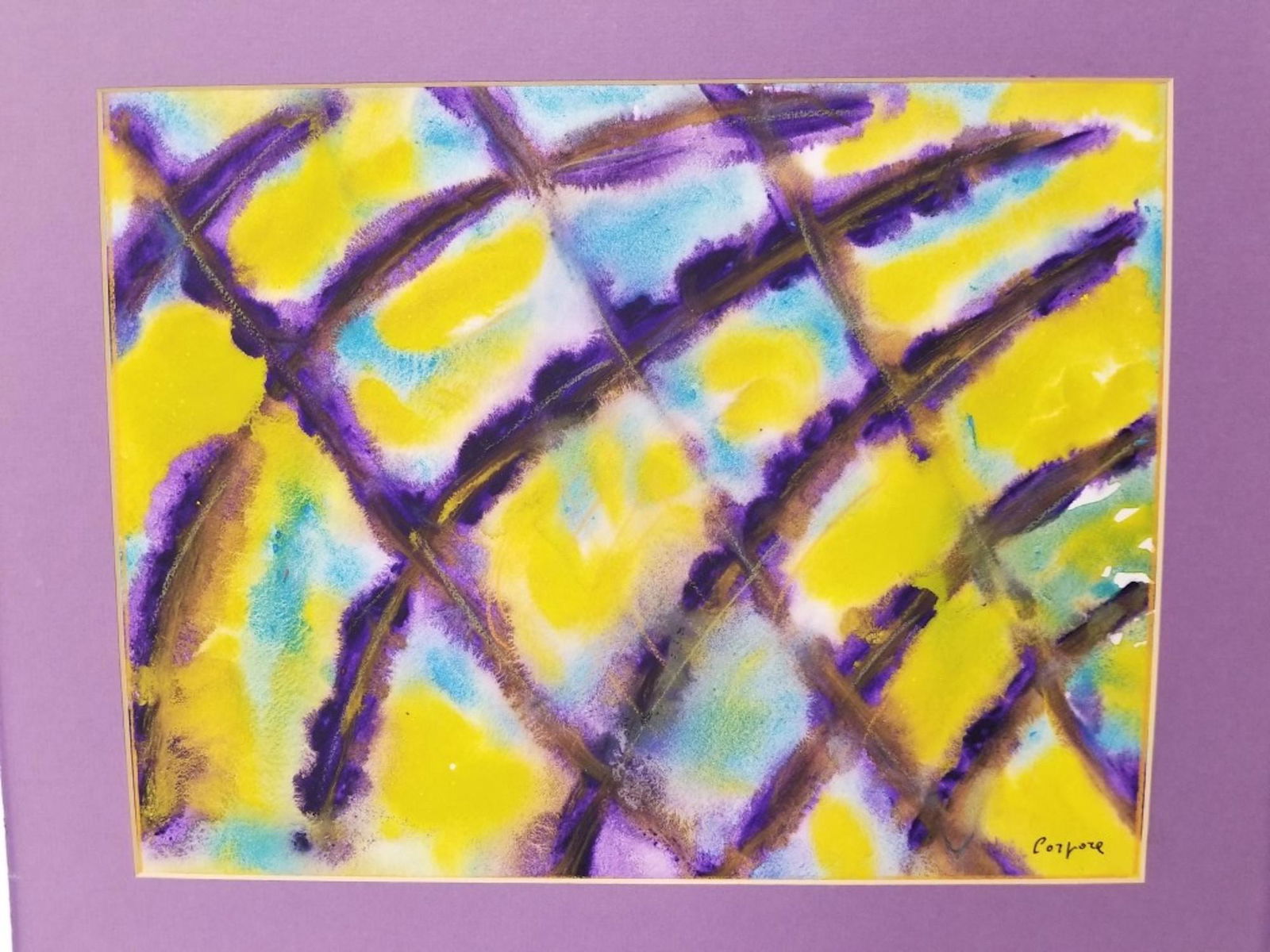 Antonio Corpora, Italian Watercolor on Paper: Antonio Corpora, Italian (1909-2004) Watercolor on Paper. Signed Lower Right. Unframed. Provenance from a Queens, NY Collector. Good Condition. Dimensions of Image- 15" x 11.5".