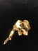 Unusual 14k Gold, Emerald & Pearl Ring - 2