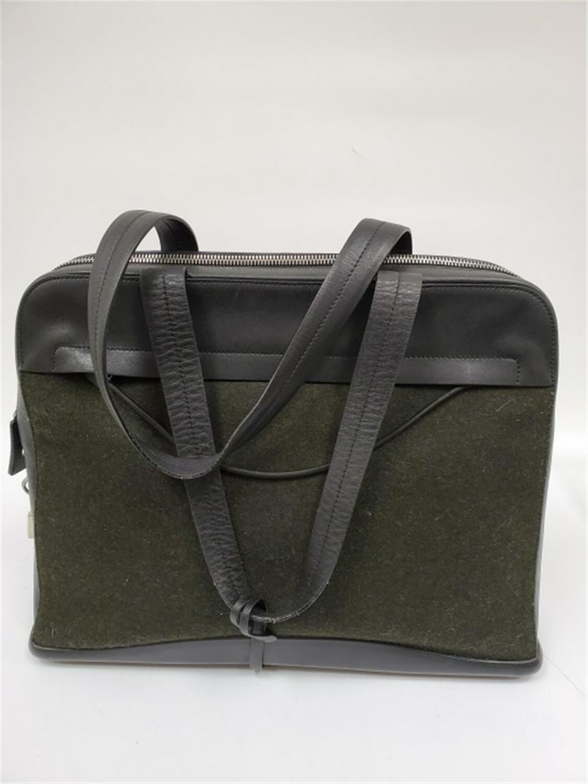 Vintage Prada Vela Nero Black Wool Bag (1 of 4)