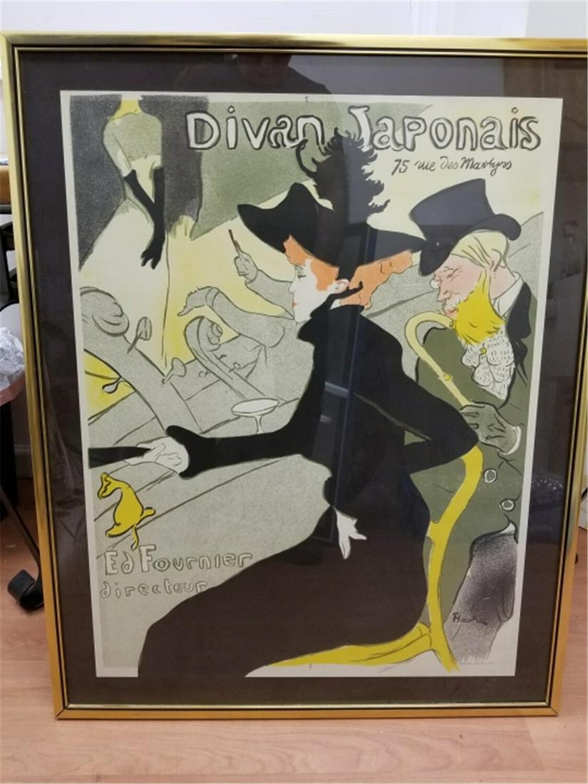 4pc Lot of French Reproduction Vintage Posters (1 of 4)