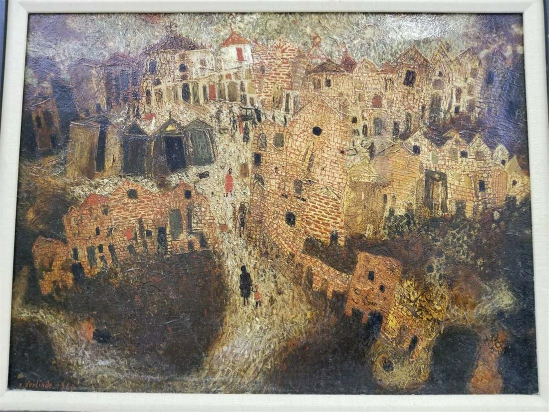 Claude Verlinde,  France Painting Oil on Canvas (1 of 11)