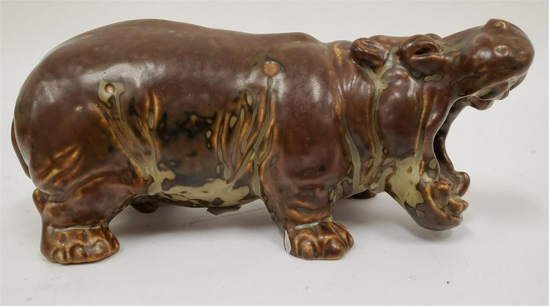 Knud Kyn Royal Copenhagen Hippopotamus Figurine (1 of 5)