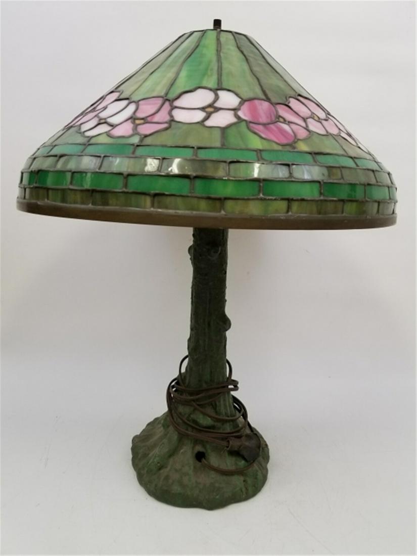 Rare Art &Crafts Leaded Glass Lamp Shade by Erkins (1 of 15)