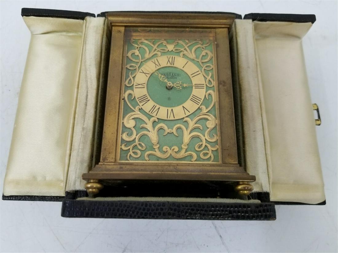 Angelus Bronze 8 Day Carriage Clock (1 of 6)