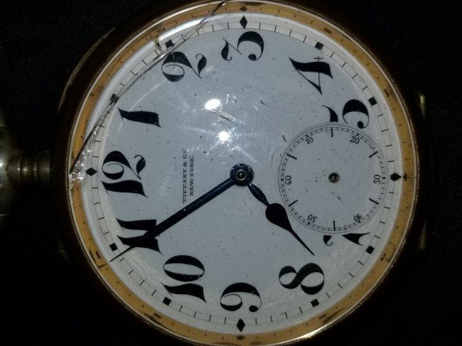 Tiffany & Co Large pocket watch Clock (1 of 6)