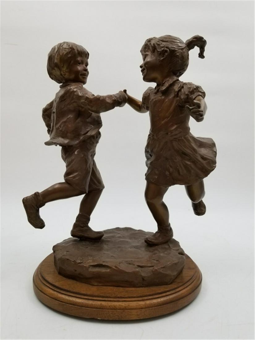 Glenna Goodacre  Bronze figure of  Children (1 of 5)