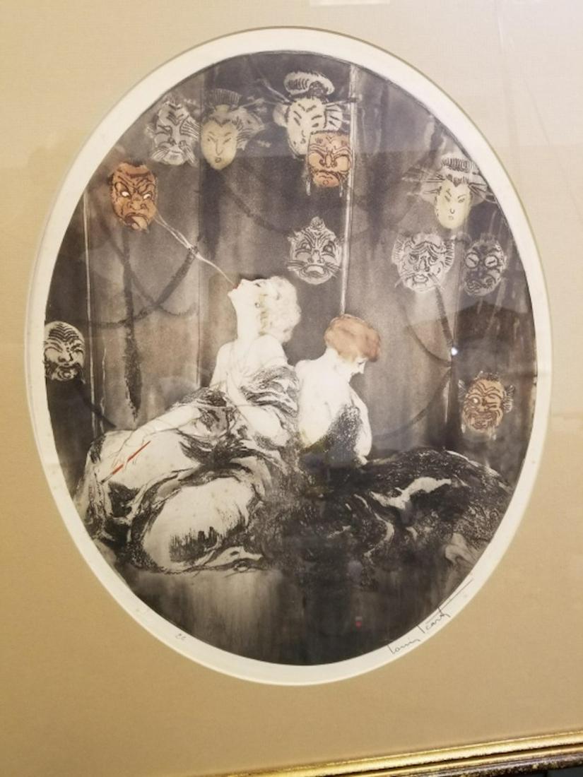 Etching Louis Icart ( French  1888-1950) original (1 of 5)