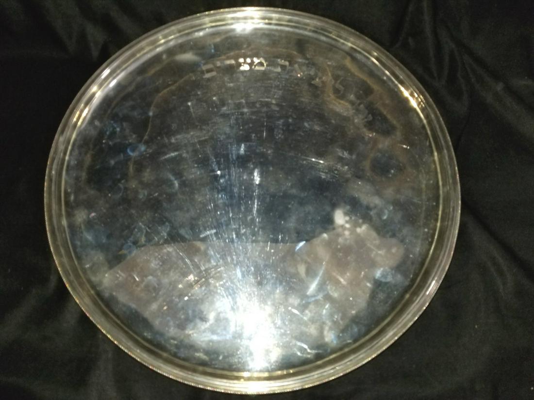 Judaica Silver round Tray probably German (1 of 6)