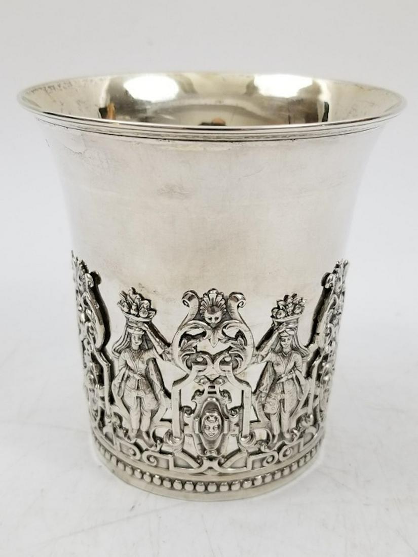 Russian Silver Double skin Large Cup (1 of 6)