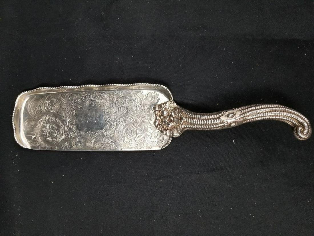 Sterling Silver 19th C Crumb Catcher (1 of 5)