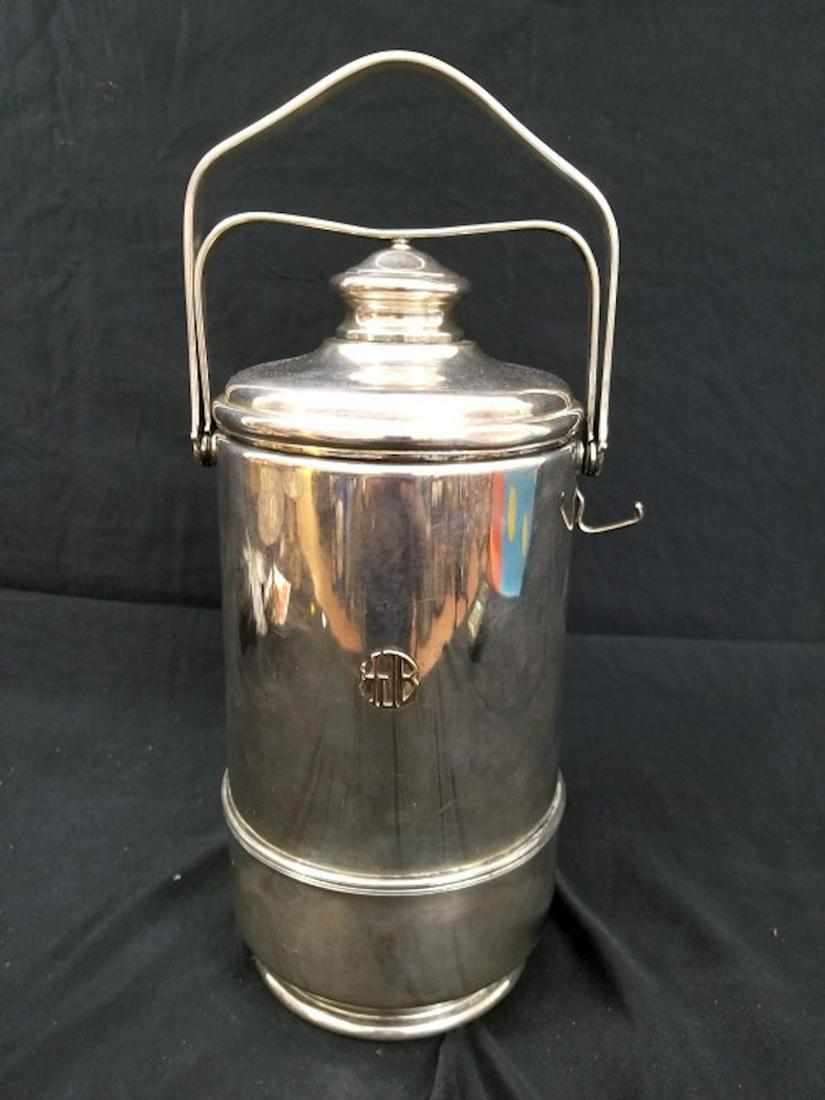 Cartier Art Deco Sterling Silver Ice Bucket (1 of 6)