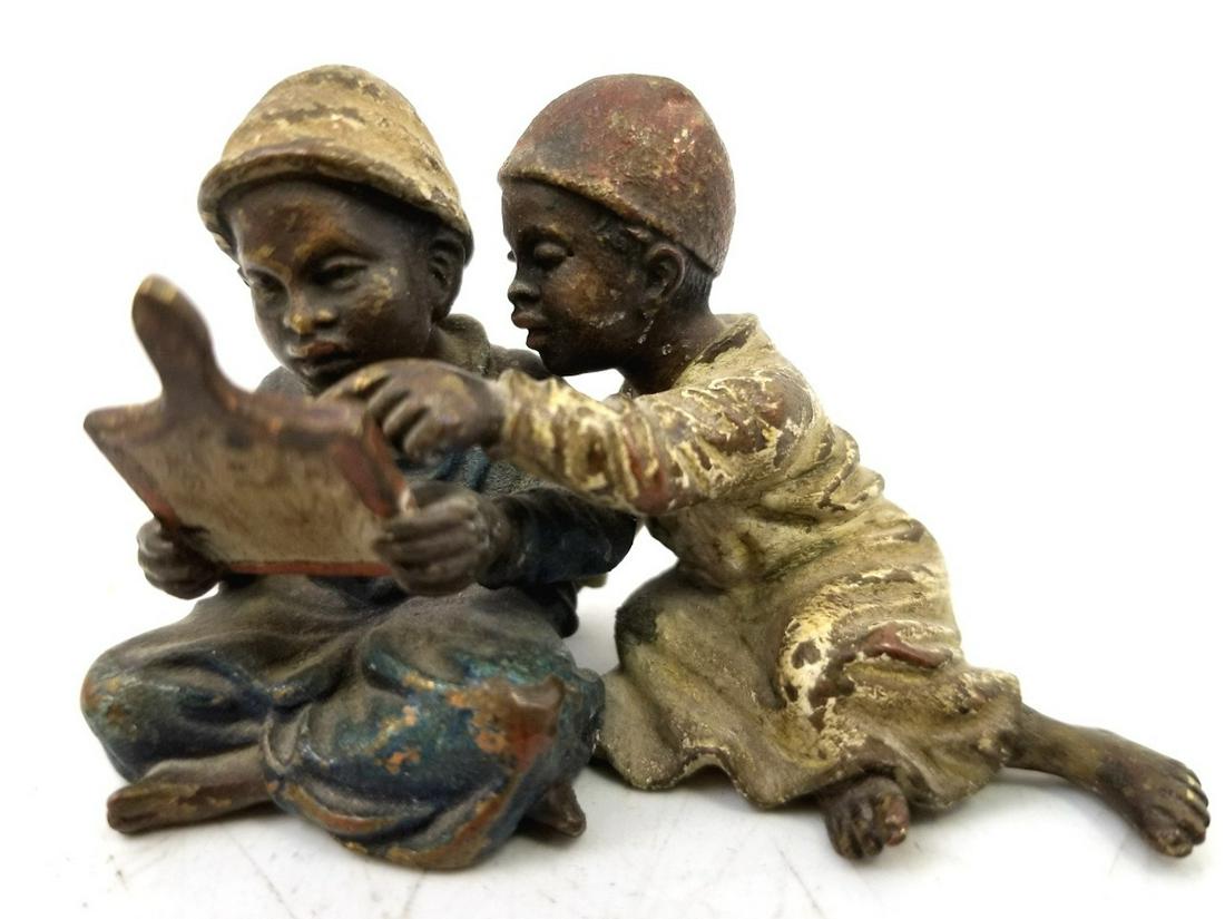 Austrian Vienna Bronze Cold painted Bergman style (1 of 3)