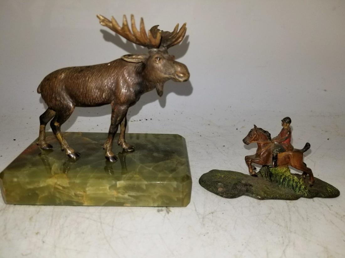 Two Austrian Vintage Bronze Figures (1 of 7)