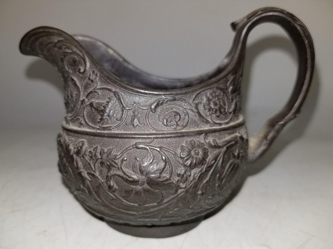 Rare Wedgwood Black Basalt Creamer. (1 of 4)