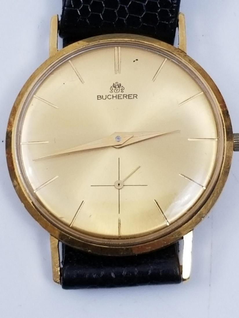 18k Gold Bucherer Men's Wristwatch. (1 of 4)
