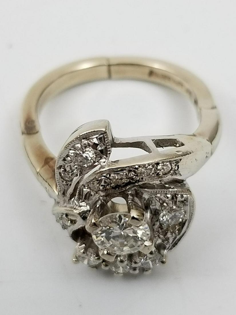 14k White Gold & Diamond Ring (1 of 3)
