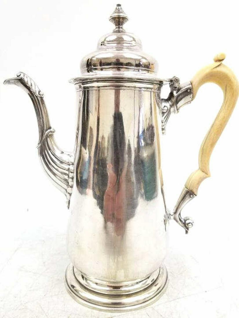 English George III Sterling Silver Coffee Pot (1 of 4)
