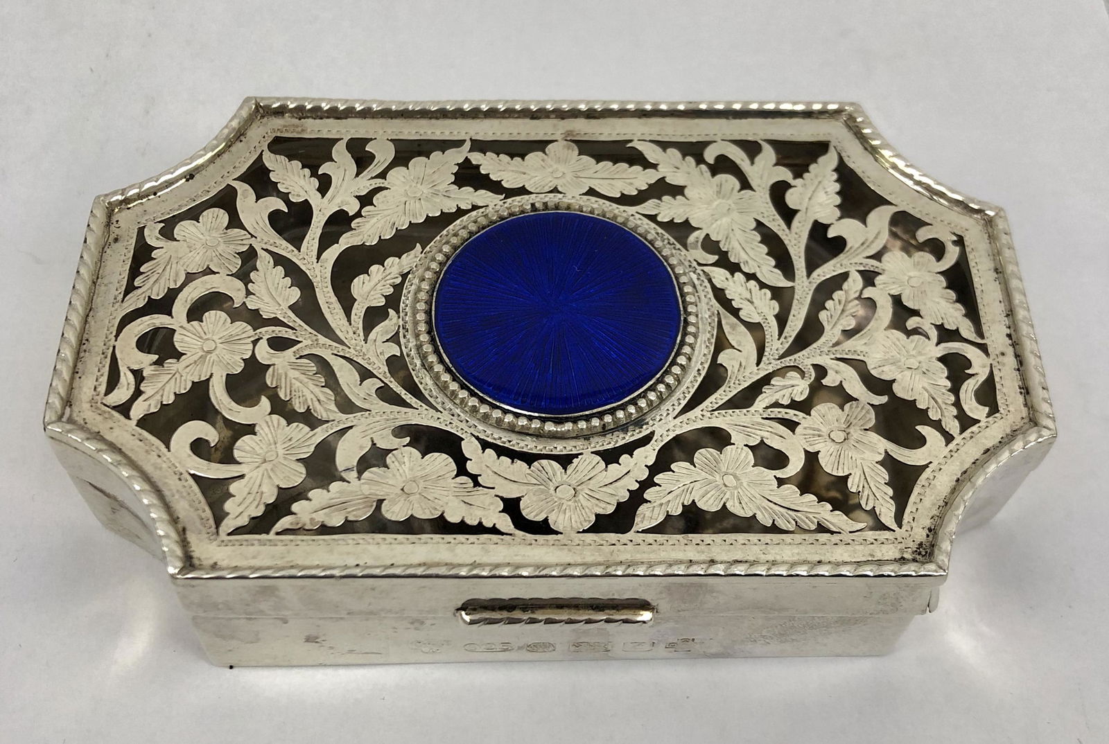 Sterling Silver & Enamel Box by C. J. Vander (1 of 4)