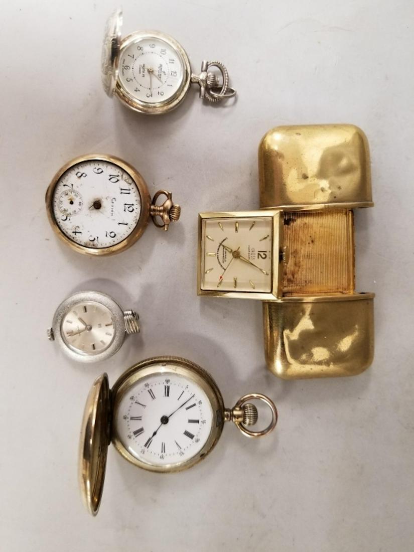 4 Pocket Watches & 1 Pendant Watch (1 of 7)