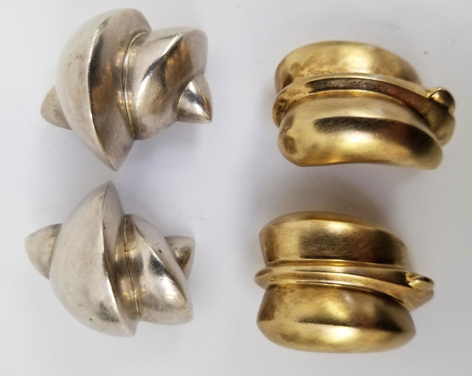 2 Pairs" Patricia Von Musulin" S Silver Earrings (1 of 5)