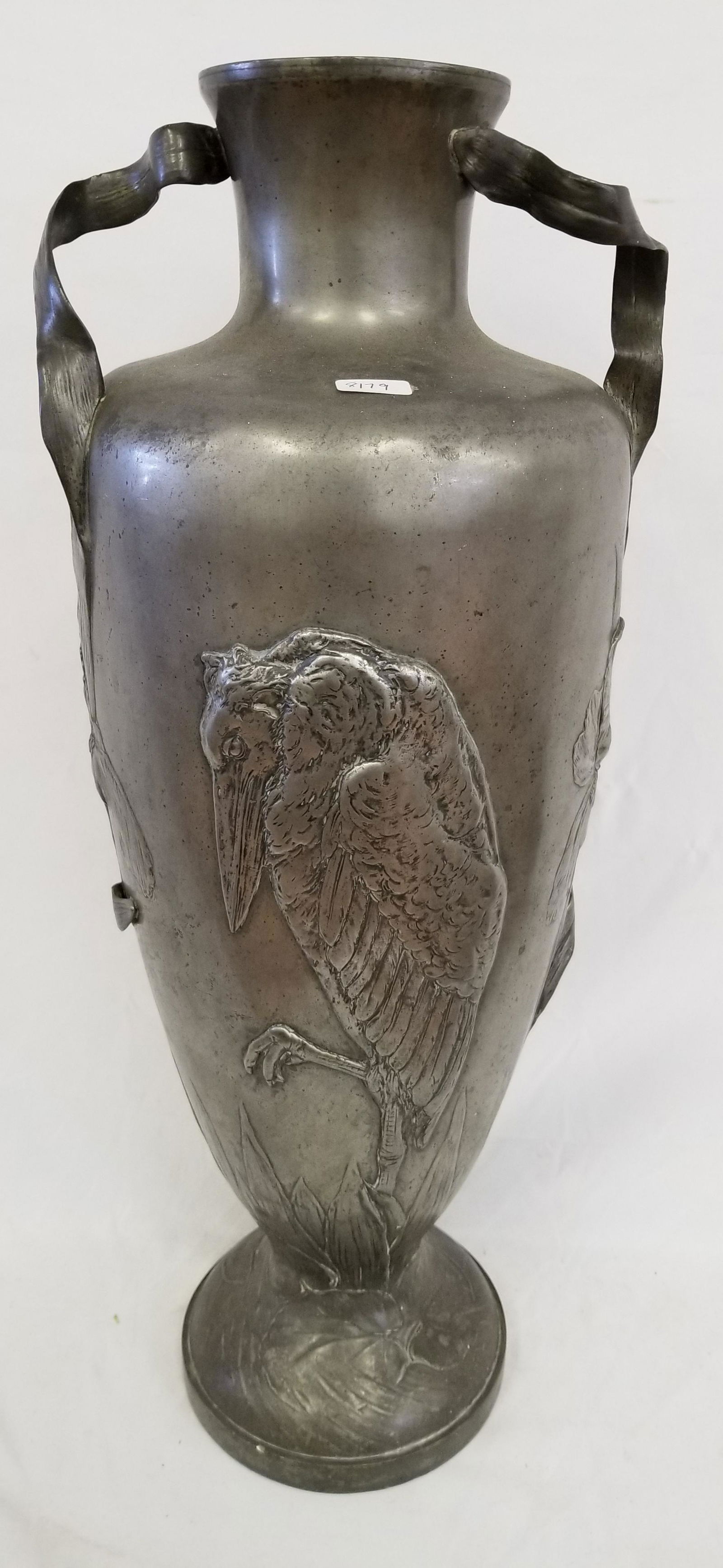 Kayserzinn Art Nouveau Pewter Vase (1 of 3)