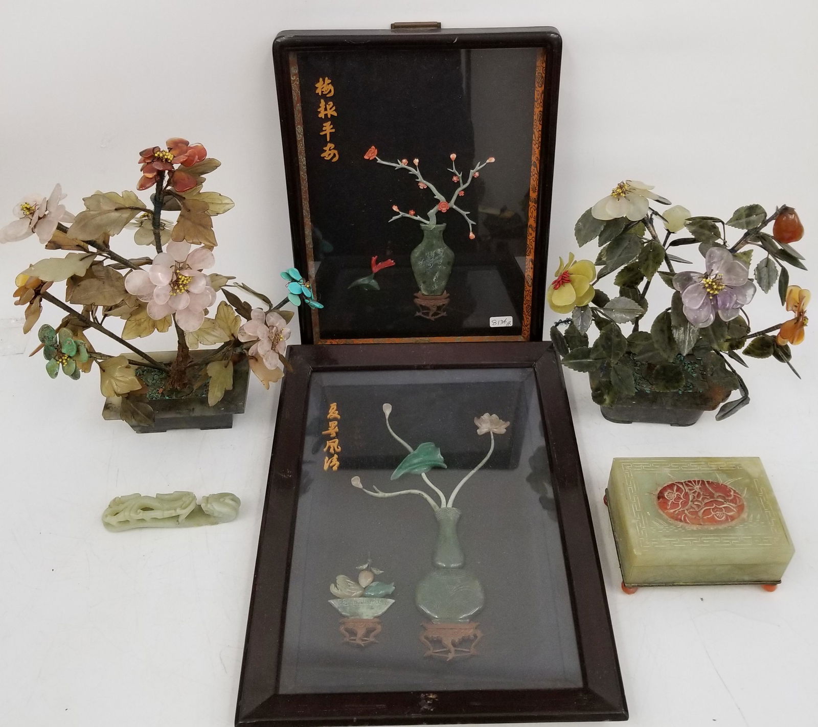 6 Piece Chinese Jade items (1 of 6)