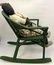 Antique Life Size Doll on a Wicker Rocking Chair - 3