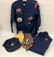 Lot of 7 Boy Scout Items, Shirt, Pants, Hat, Badge