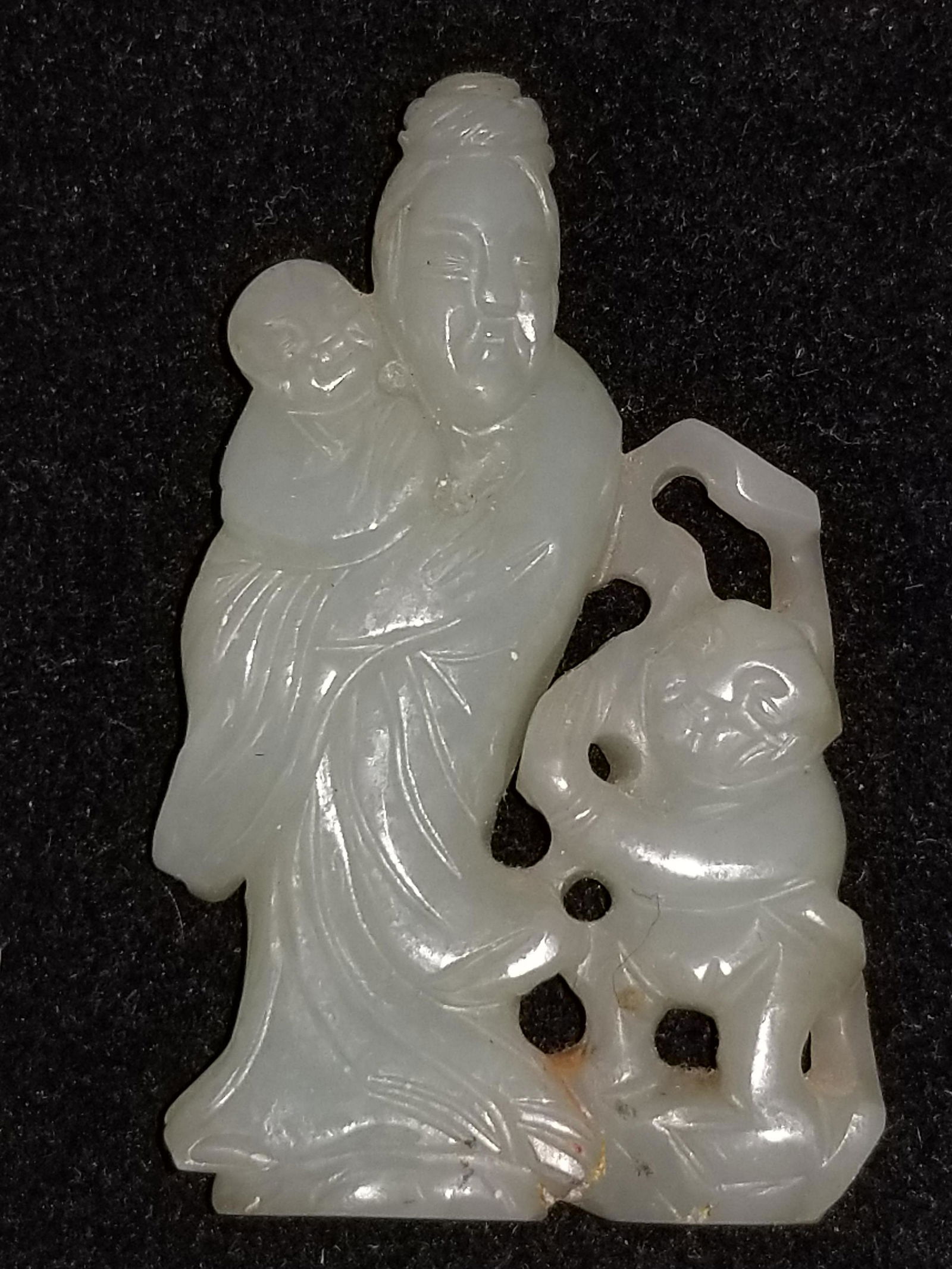 Early Chinese Carved Jade Figure (1 of 4)