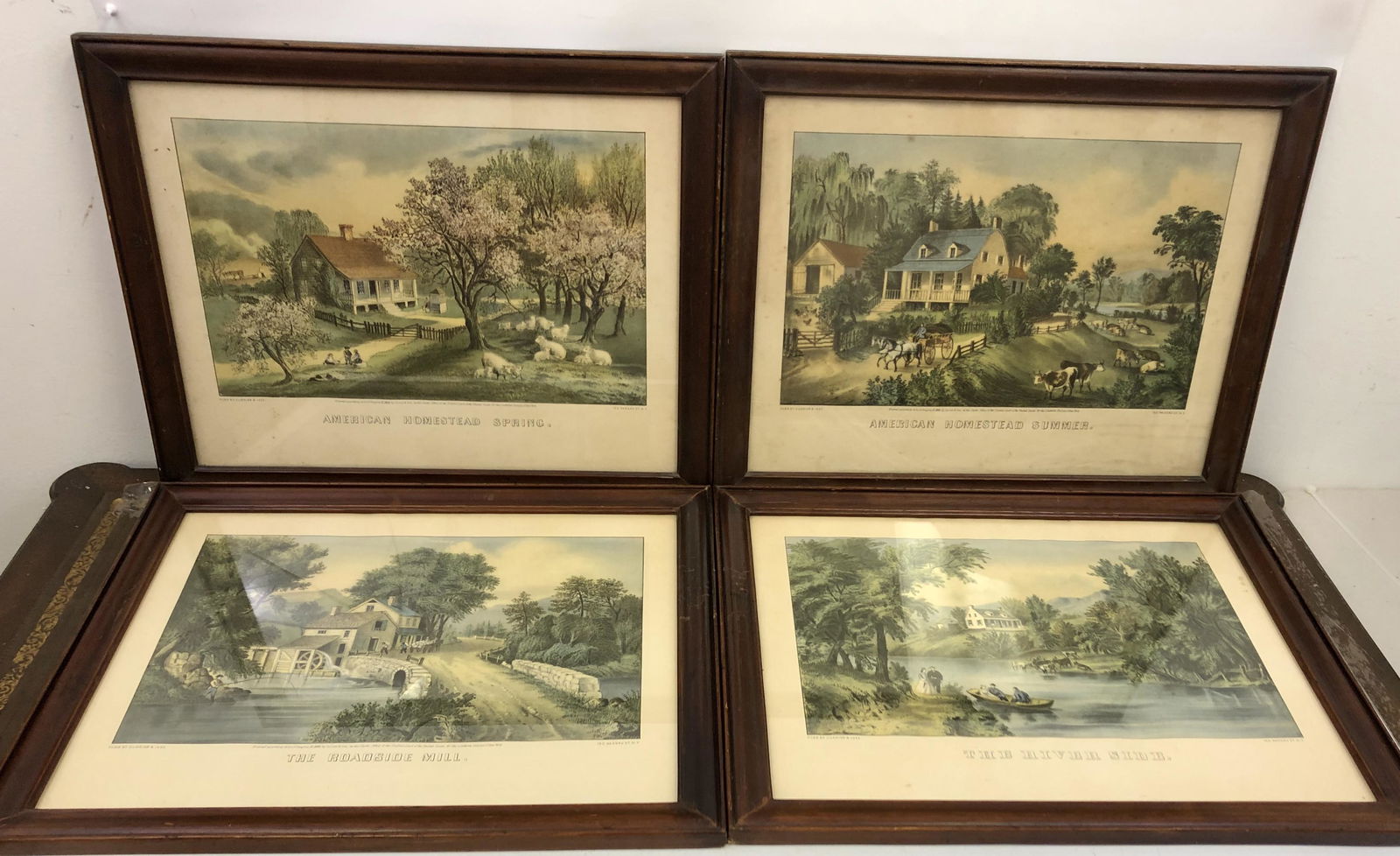 4 Antique Currier & Ives Prints (1 of 6)