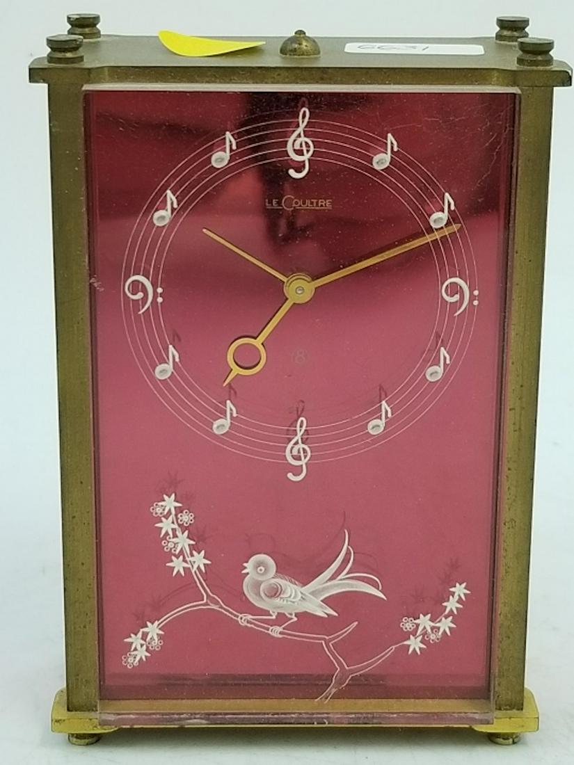 LeCoultre Swiss 8 Day Desk Clock Watch. Art Deco (1 of 5)