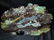 Chinese Unusual Carved Jade Boulder on Wooden Base - 6