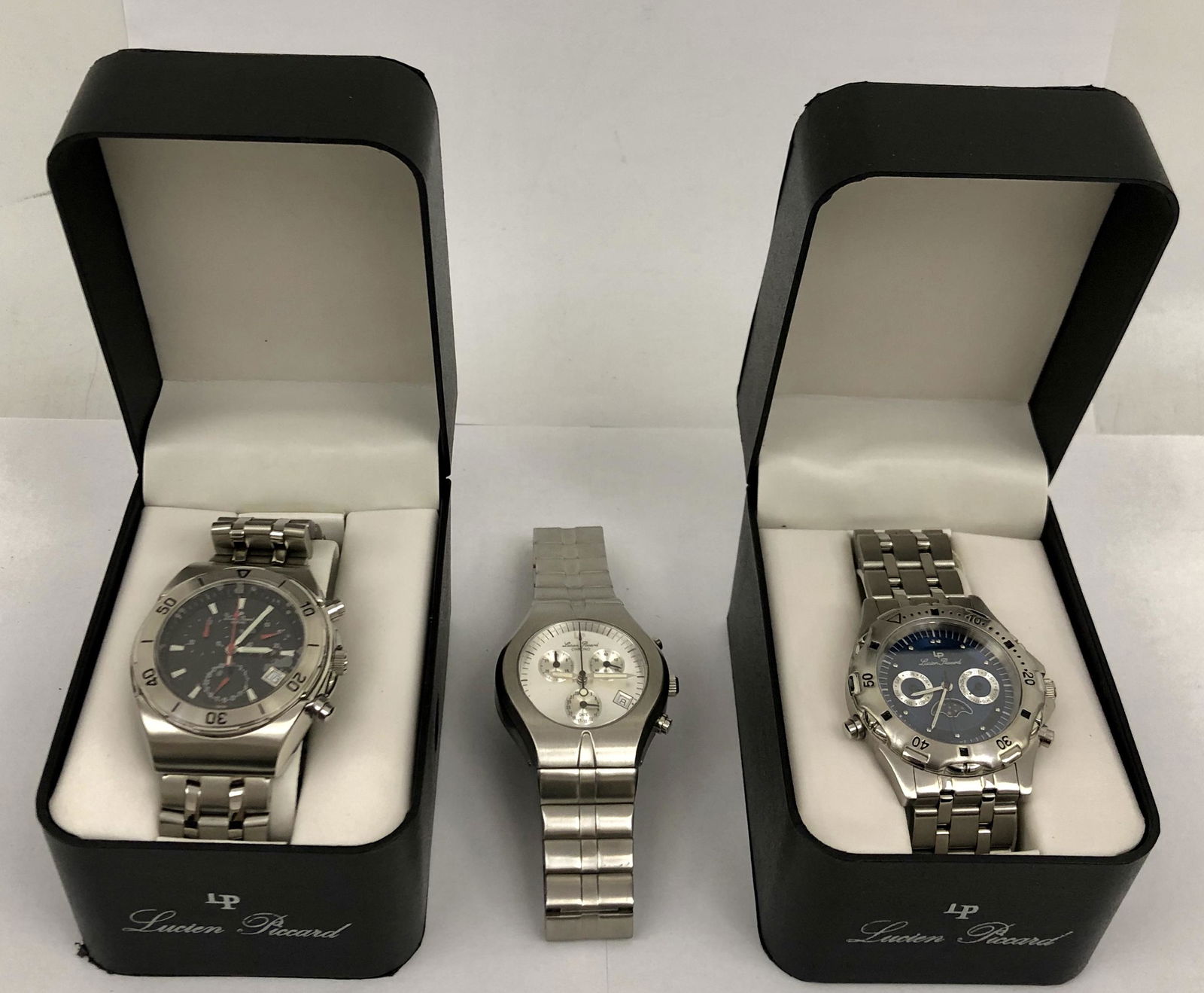 3 Vintage Lucien Piccard Watches (1 of 6)