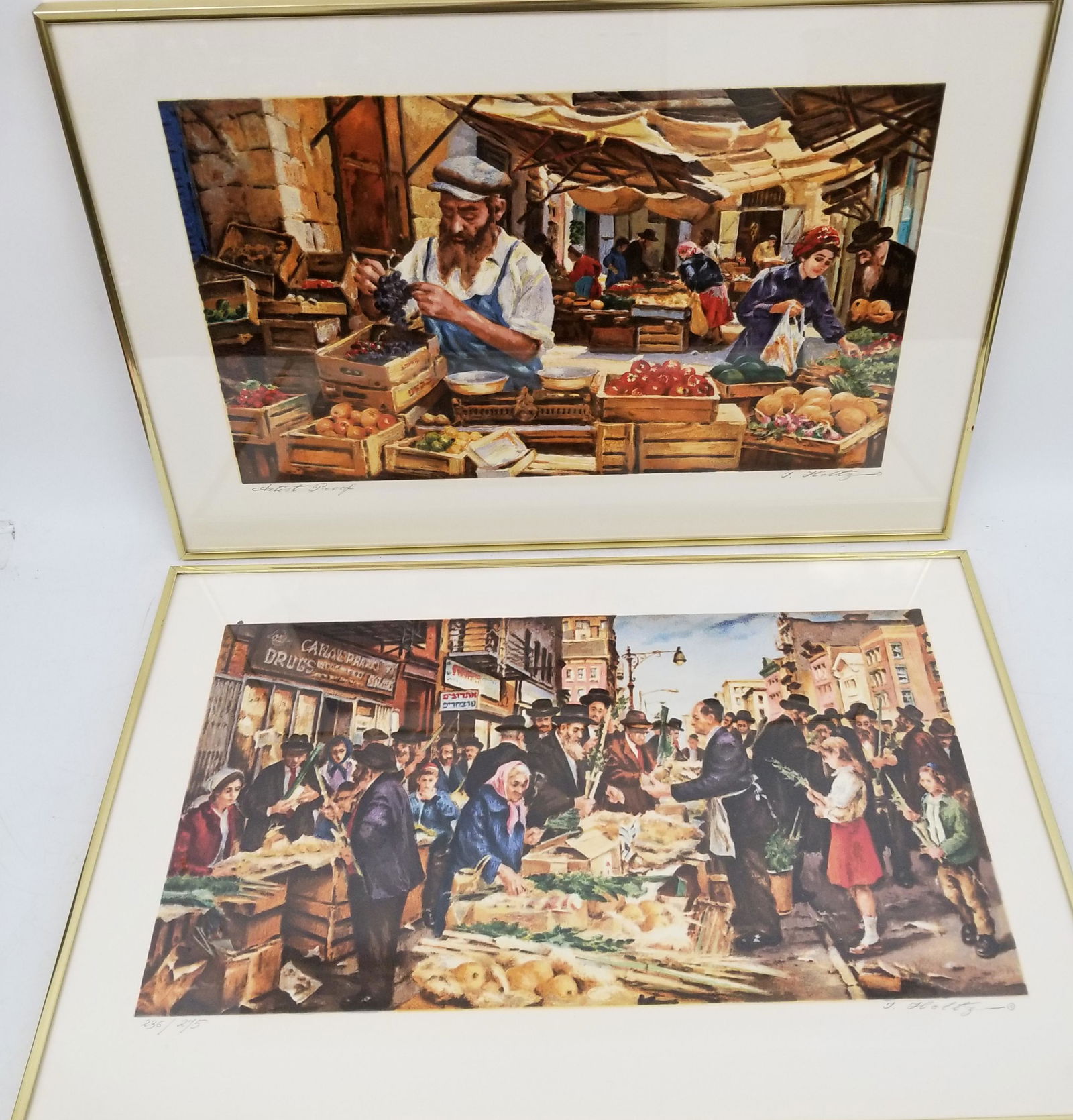 2 Judaica Lithographs by Issac Holtz (1 of 6)