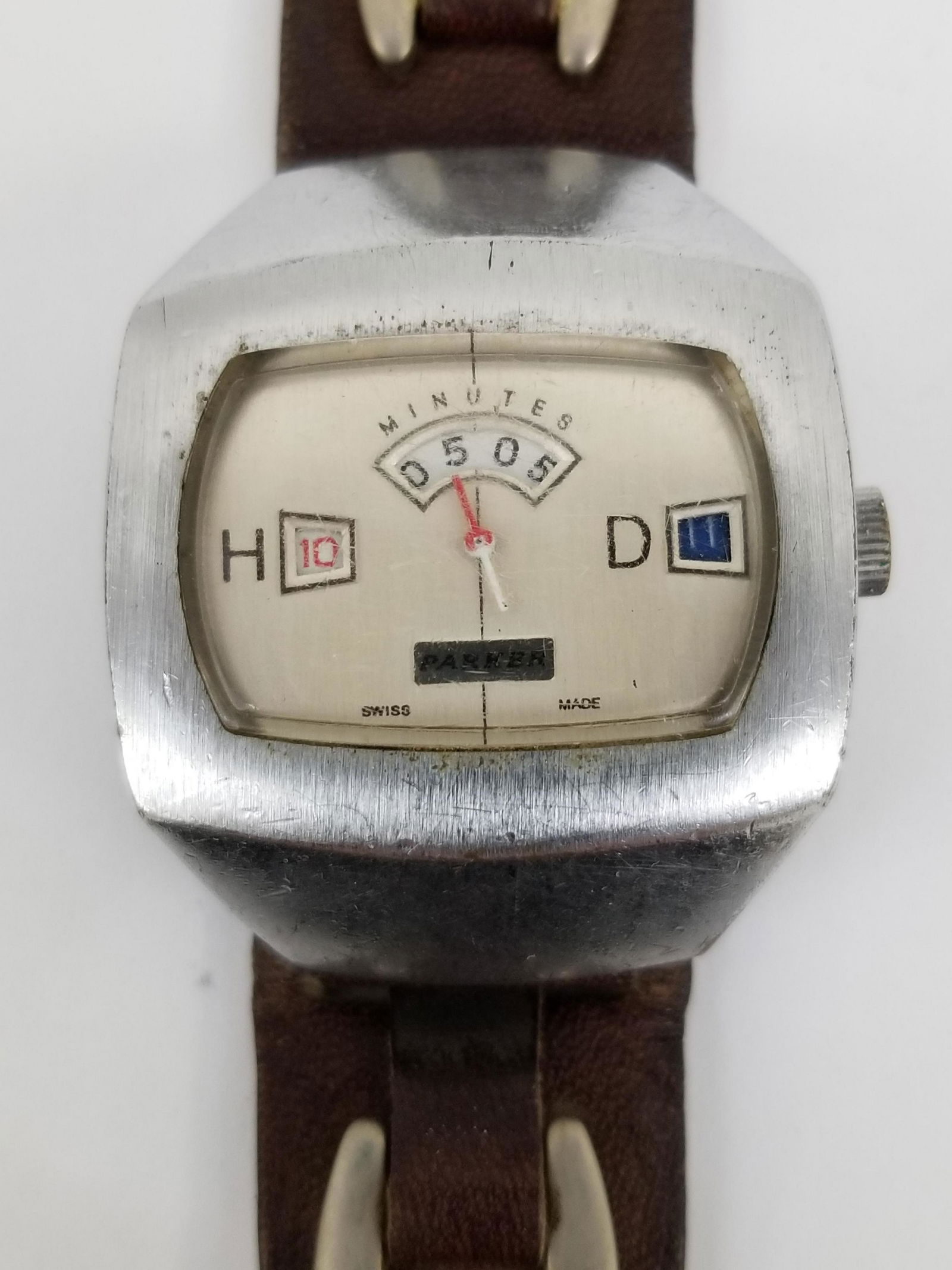 Rare" PARKER" Swiss made Watch Circa 1960's (1 of 5)