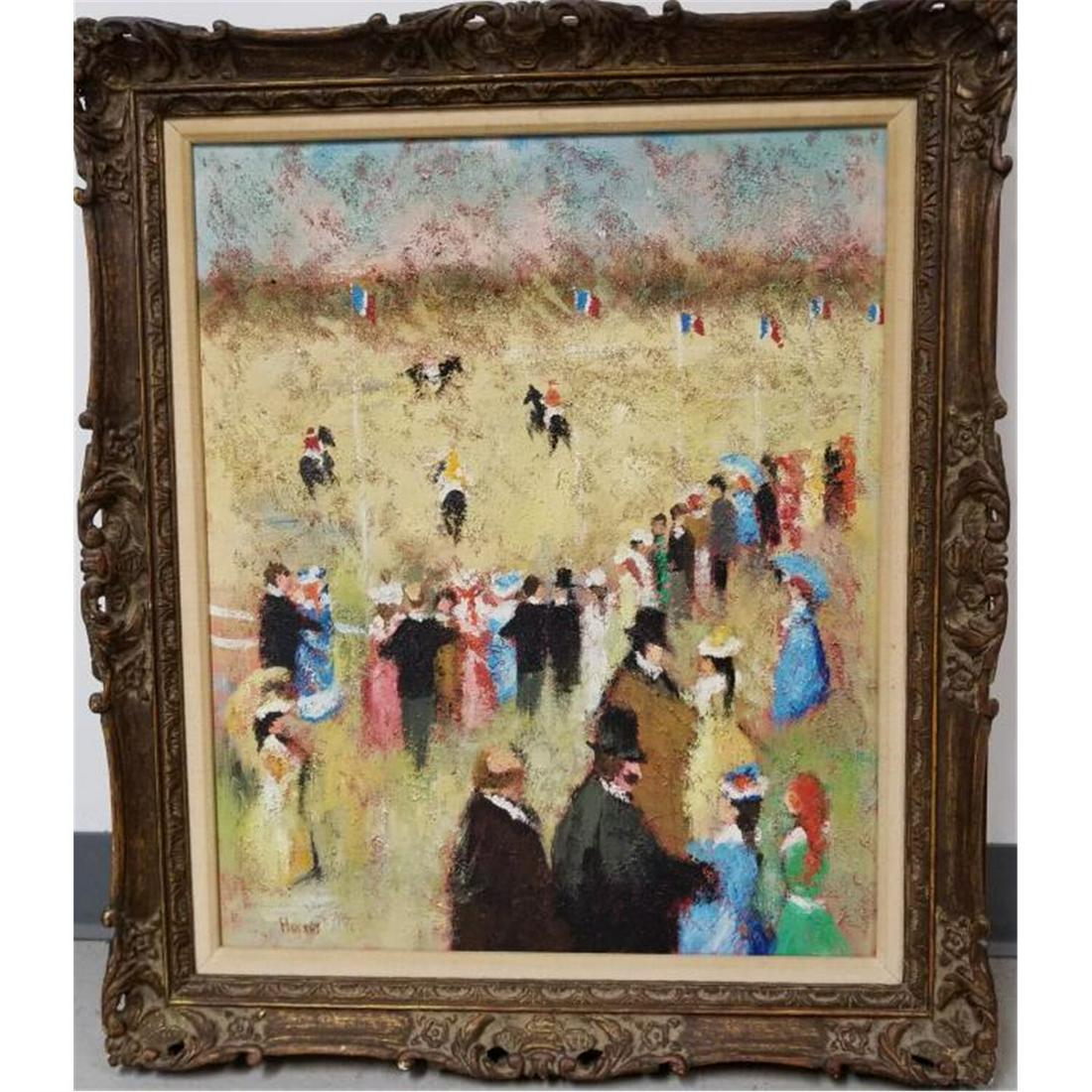 Painting Oil in Canvas, Probably 1950's or 60's (1 of 4)