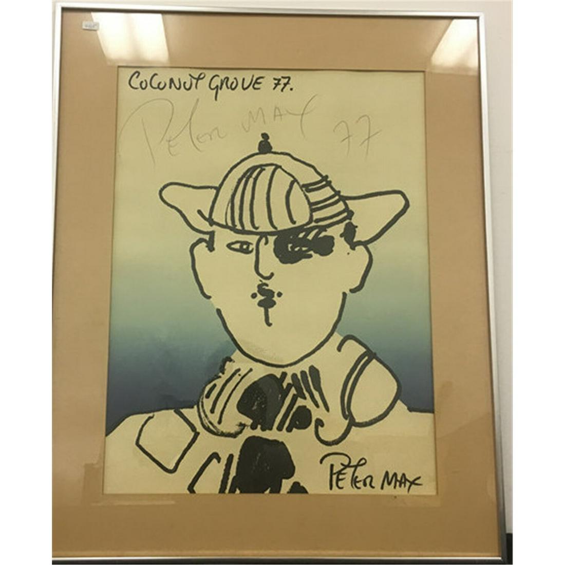 Print Peter Max, American (Born 1937) Signed (1 of 4)