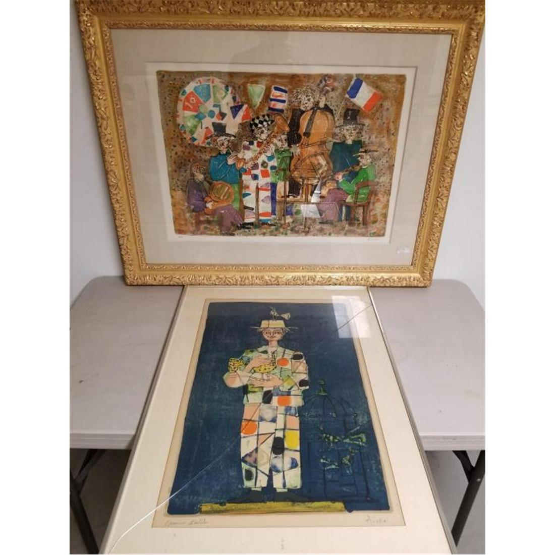 2 Lithographs by Paul Aizpiri, French (1919-2016) (1 of 10)