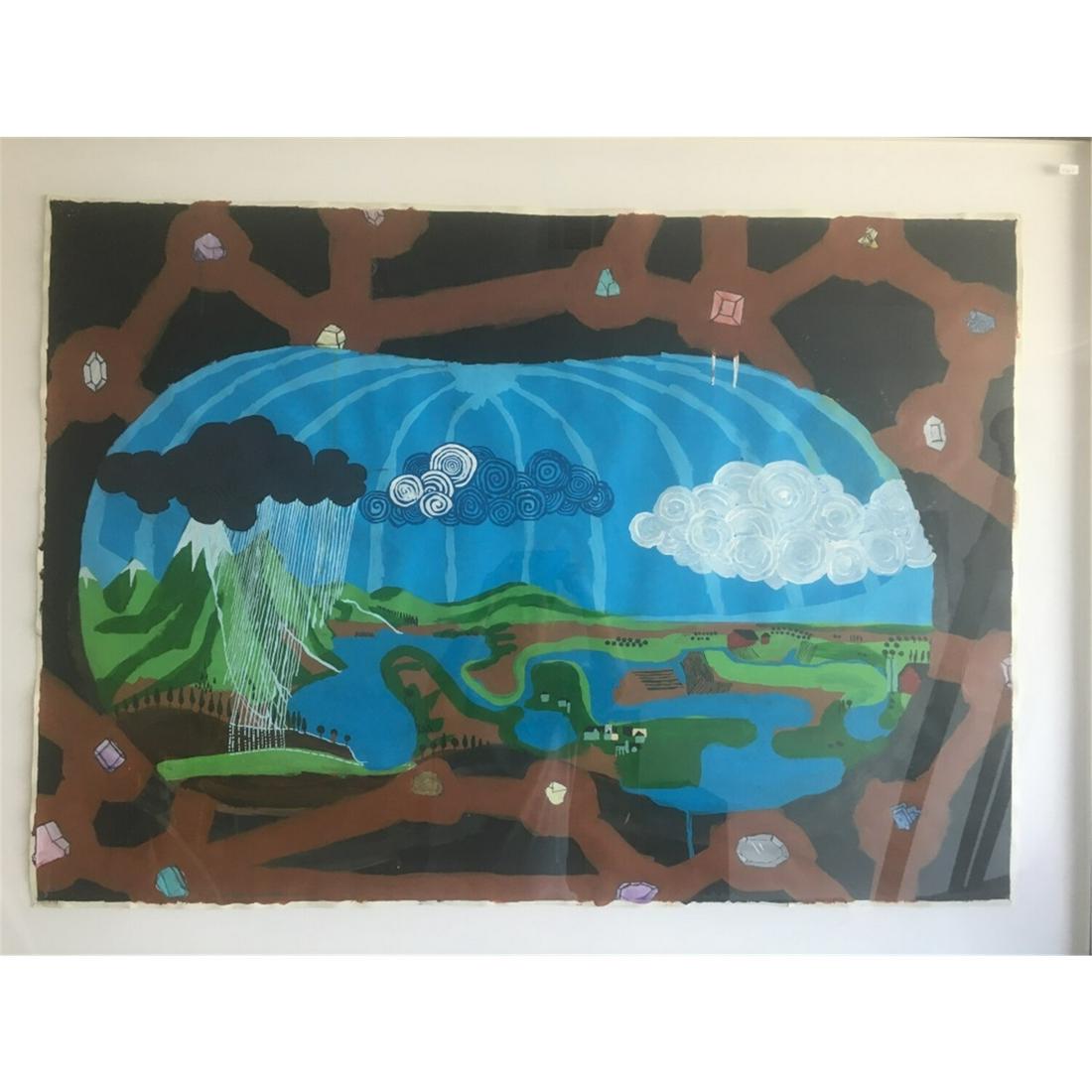 Painting Acrylic & Gouache on Paper Scoli Acosta (1 of 5)