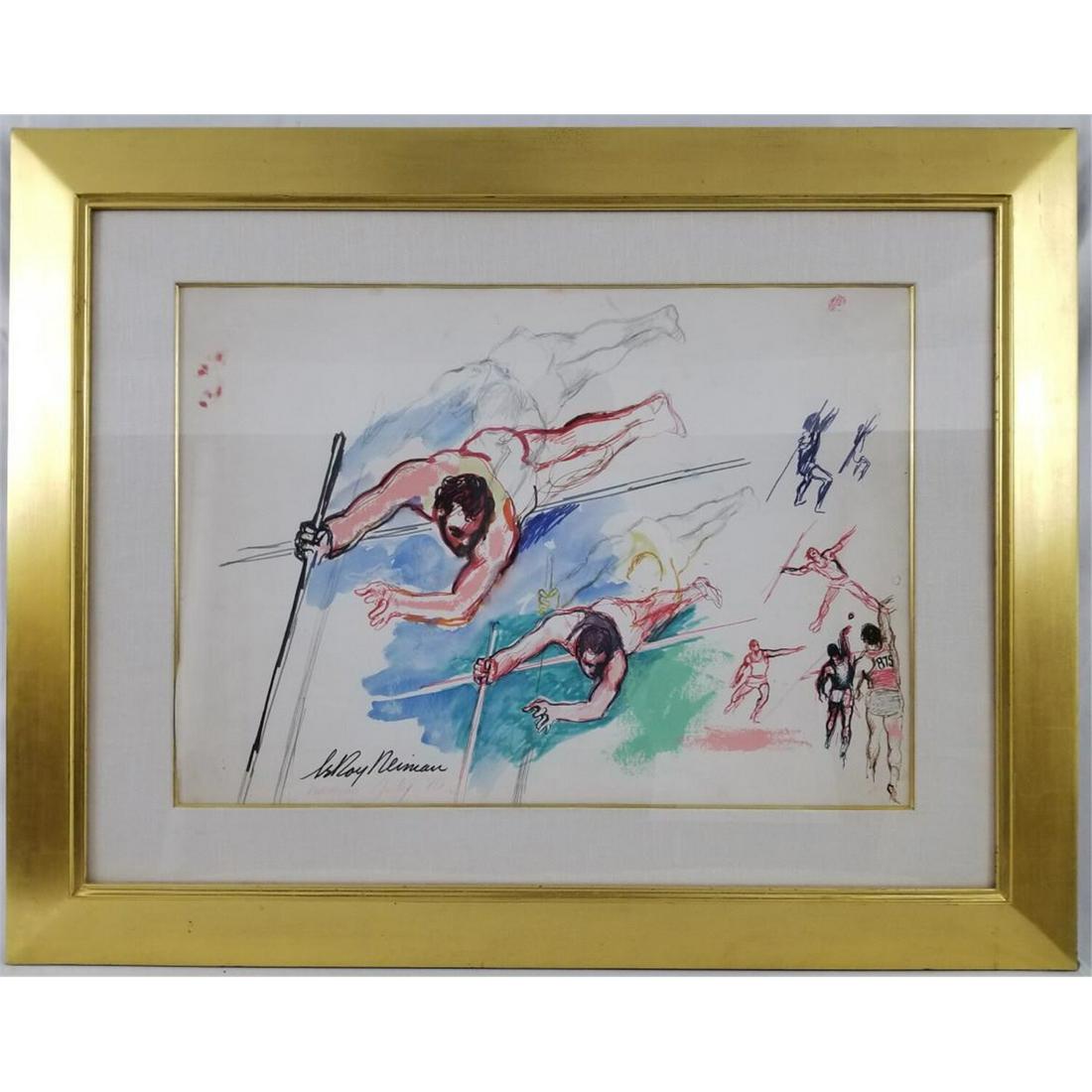 Painting by Leroy Neiman, American Olympics (1 of 7)